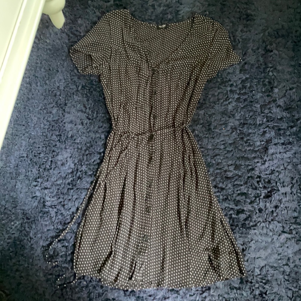 John galt black and white dress